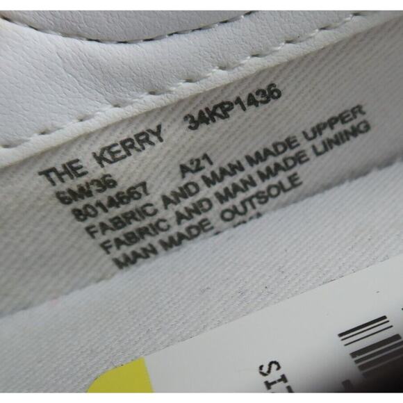 Katy Perry Shoes Womens 6 Sneaker Slip On Casual Cherry Sequin Kerry Flats White - Picture 12 of 13